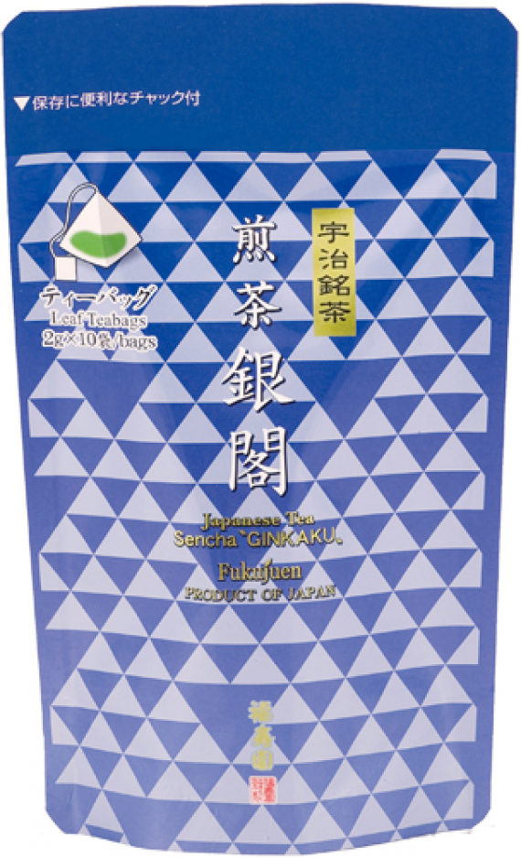 ≪宇治銘茶・京洛茶座≫ 煎茶 銀閣 ティーバッグ 2ｇ×10袋入