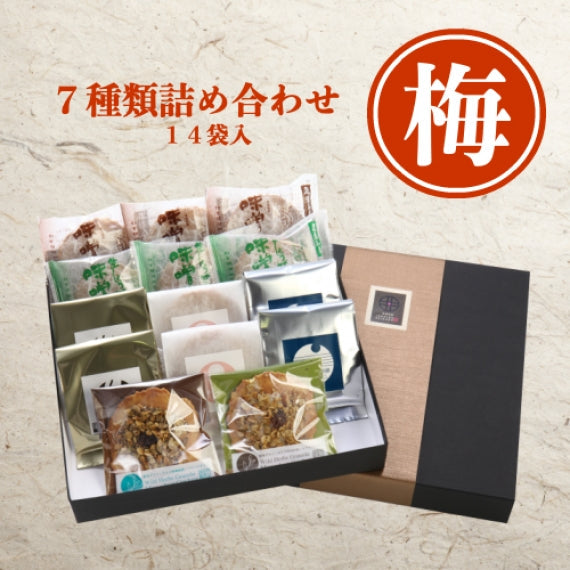 7種詰め合わせ味噌煎餅　梅【スイーツ・洋菓子・和菓子】
