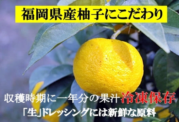ちくし村　ゆずドレッシング / 九州産柚子果汁たっぷりドレッシング