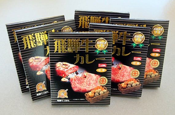 【送料無料】飛騨牛カレー（中辛/1人前250g×6個入り)