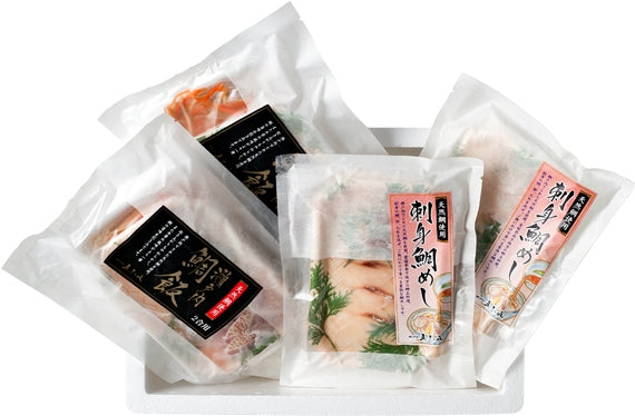 【送料無料】炊き込み鯛飯・刺身鯛飯　食べ比べセット TST-L