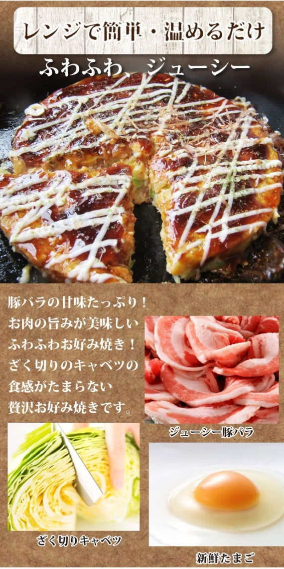 お好み焼き 20枚セット 130g×20 豚肉 惣菜 クリスマス レンチン