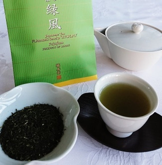 ≪宇治銘茶・京洛茶座≫ 深むし煎茶　緑風 45ｇ袋