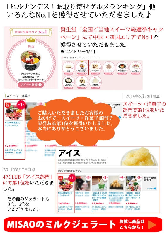 フルーツたっぷり★パーティージェラートケーキ【MISAOお誕生日ジェラートケーキ】
