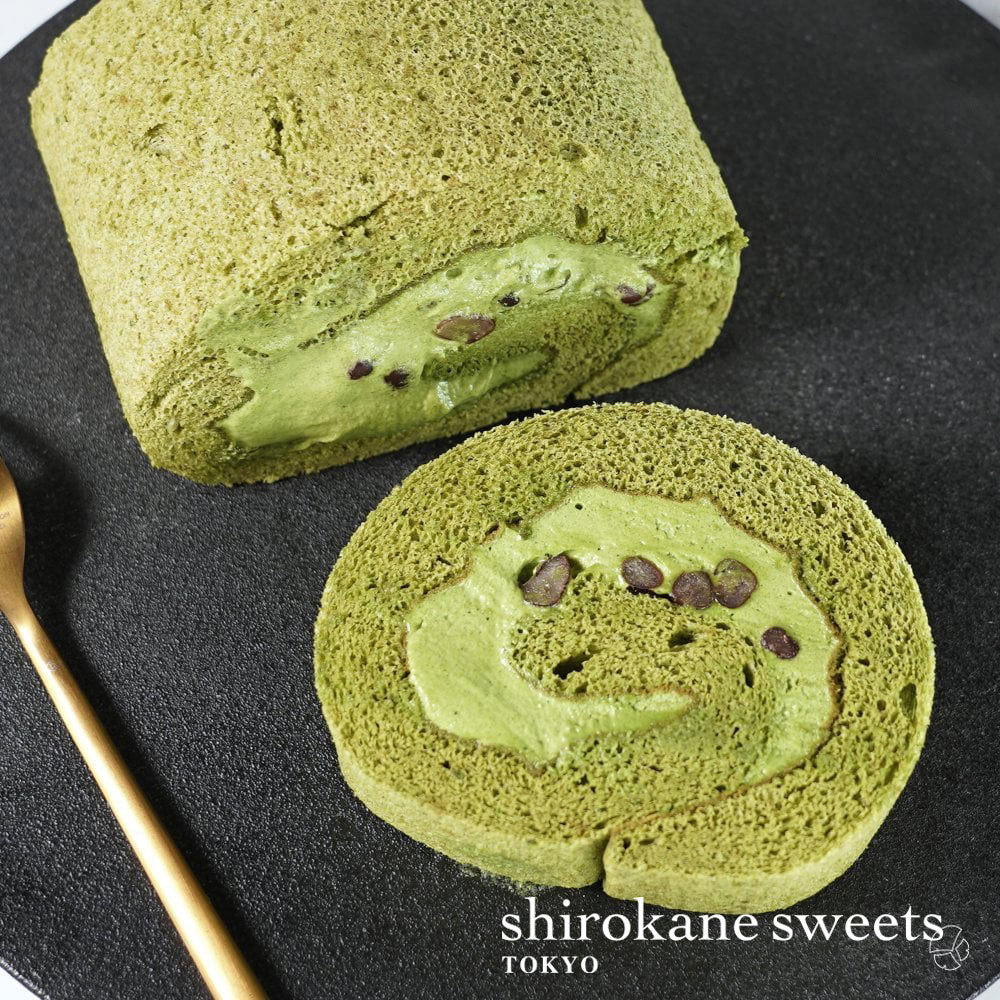 shirokane sweets TOKYO 抹茶のプレミアムロールケーキ(ハーフ)