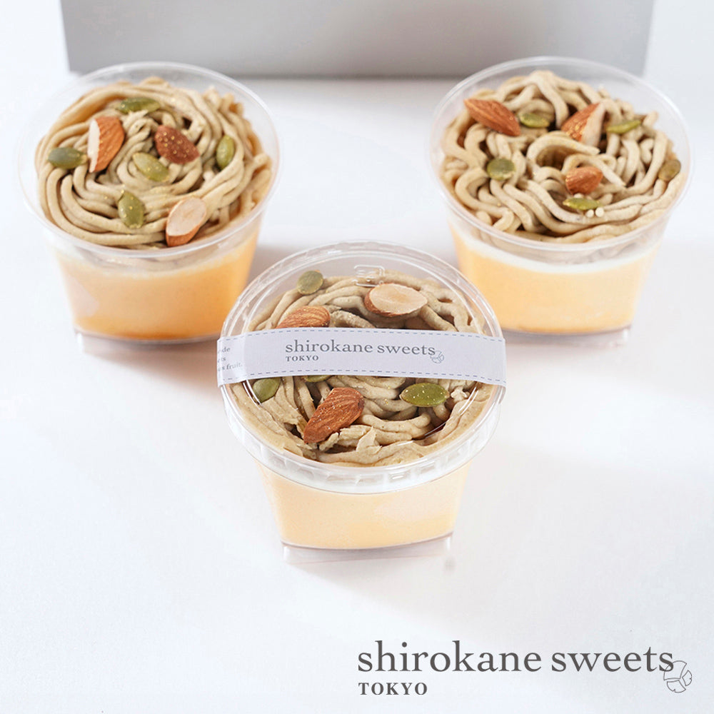 shirokane sweets TOKYO 白金モンブランプリン(和栗&ナッツ) 3個入