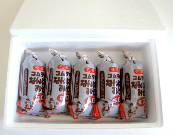 コムラの南蛮みそ230g B.辛口5個セット 青森の味噌料理