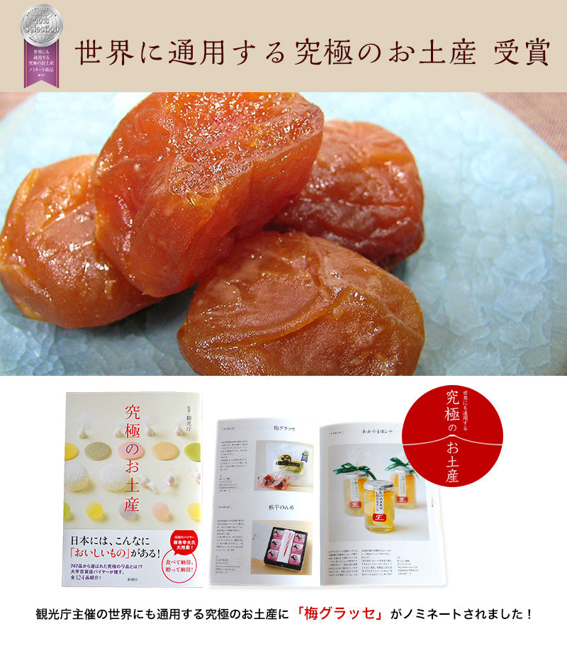 【送料無料】iTQi受賞の完熟梅グラッセと梅蜜セット(小)