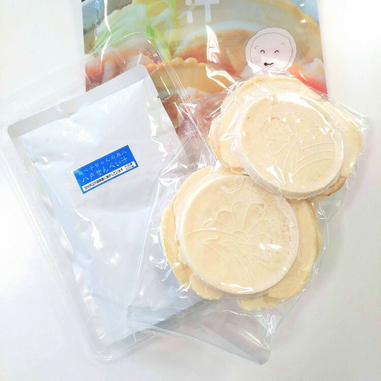 【送料無料】 八戸せんべい汁 2人前(なべ子ちゃん)1袋と 七味にんにく 1本のセット 敬老の日ギフト 敬老の日プレゼント 敬老の日贈り物 敬老の日 母の日 父の日 お中元 お歳暮 おせち 七味唐辛子 B級グルメ 郷土料理 お取り寄せ