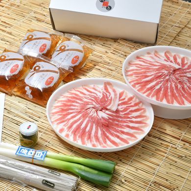 そばつゆ仕立て「黒豚しゃぶギフトセット」