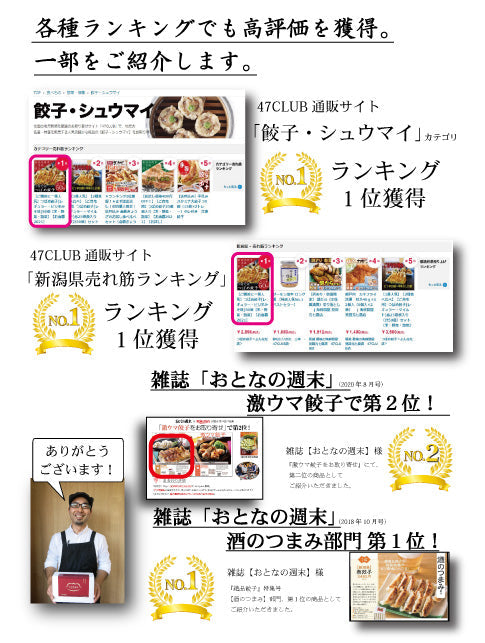 【タレなしでうまい！】つばめ餃子(ピリ辛＆辛味なし)25個袋入り×各2袋(計4袋・100個)【送料込み】
