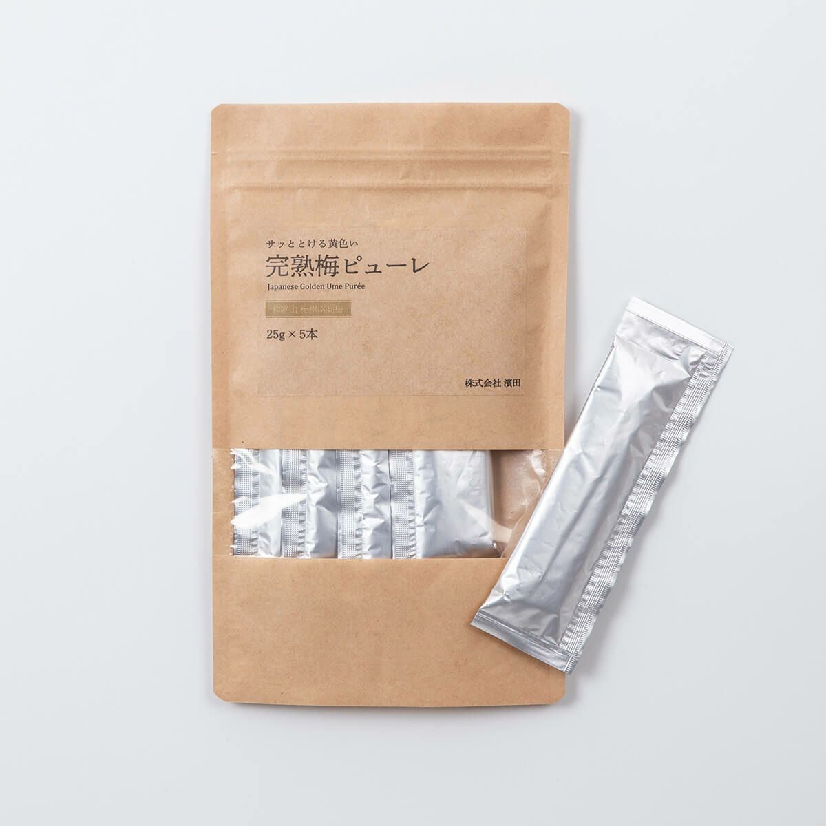 紀州南高梅ゴールデンピューレ 25g×5本入