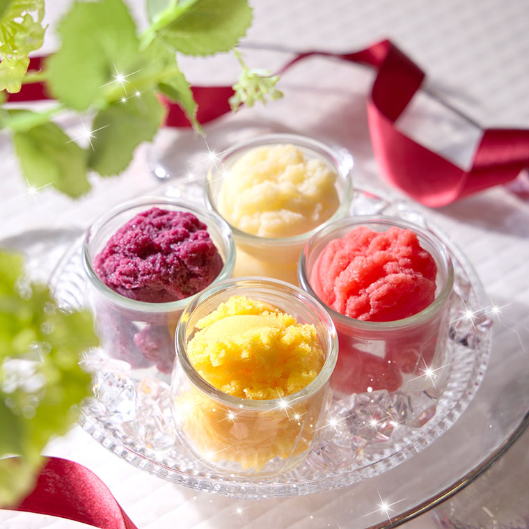 【送料込み】 神戸フルーツソルベ4種セット シャーベット アイス 御歳暮 お歳暮 冬ギフト クリスマス スイーツ