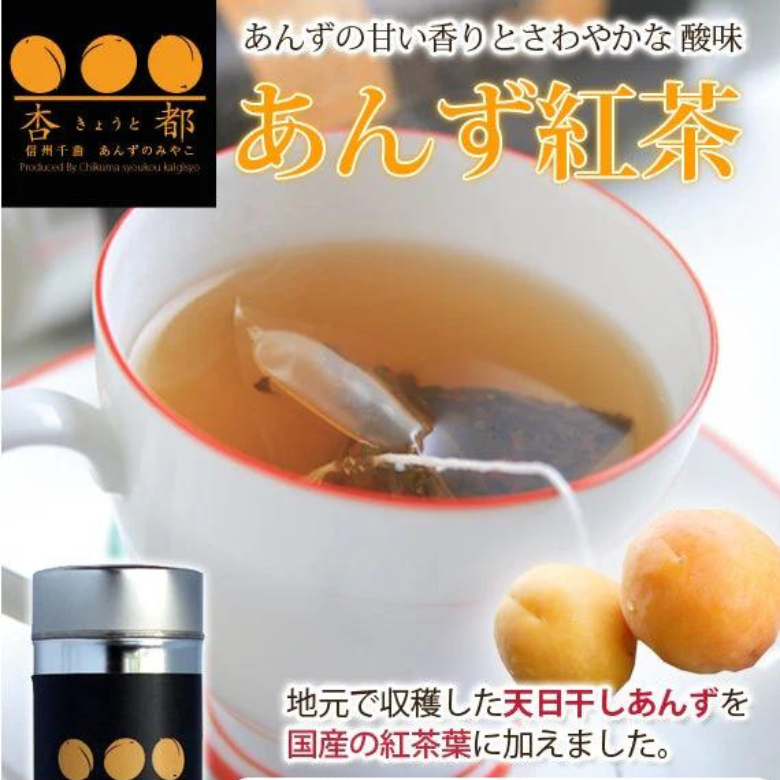 ●【１１月限定10セットのみ・送料無料・４７クラブ限定】【あんず紅茶・プレーン杏・杏もなか】【杏花堂人気３種セット】あんず紅茶１０ｐ★信州産あんずのドライフルーツ・プレーン杏（あま杏）１００ｇ★杏もなか３個入れ【送料無料＊沖縄のみ別途】