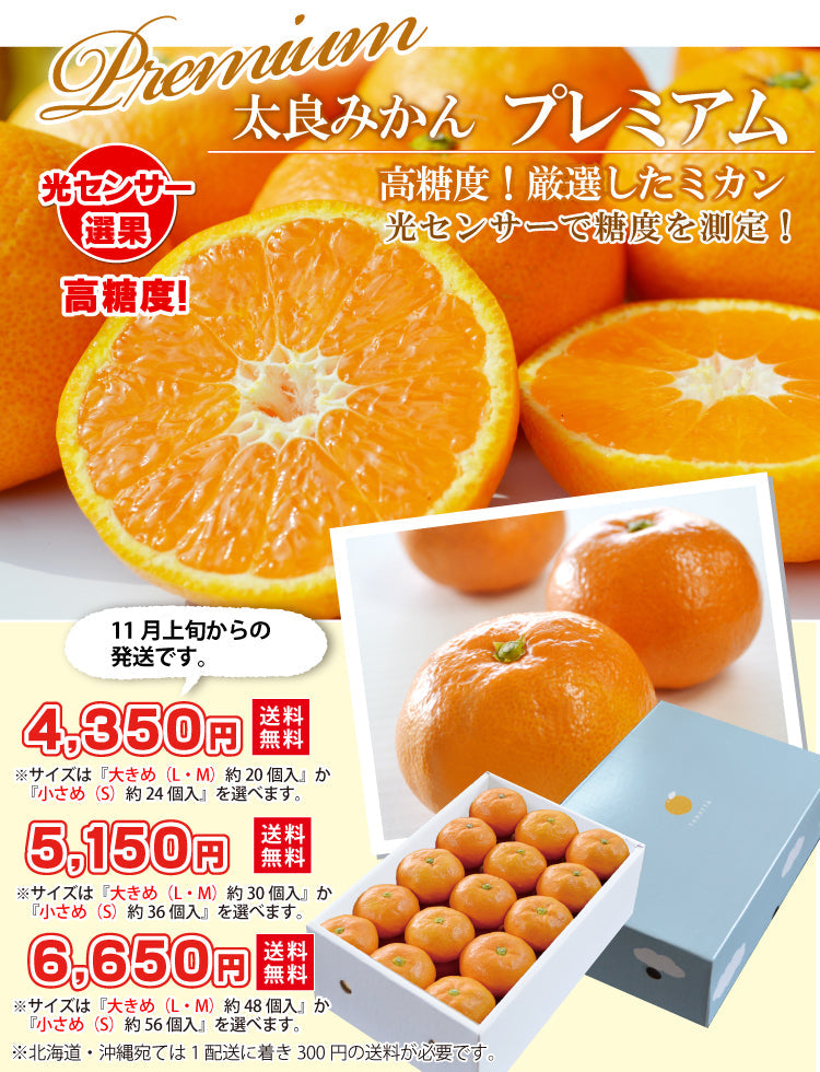 ◆化粧箱入◆【高糖度！】おくりもの『プレミアム』 3ｋｇ（大きめ・小さめ選べます。）