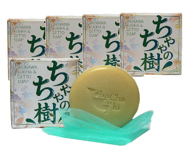 ちゃちゃの樹石けん　１００ｇ×5個 　石けんケースなし