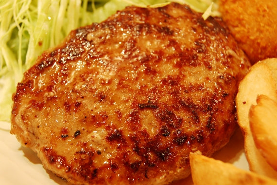 Wハンバーグ＜大田原和牛100%ハンバーグ＆絶品手作りハンバーグ＞　5枚入り　ソース付き【送料込み】