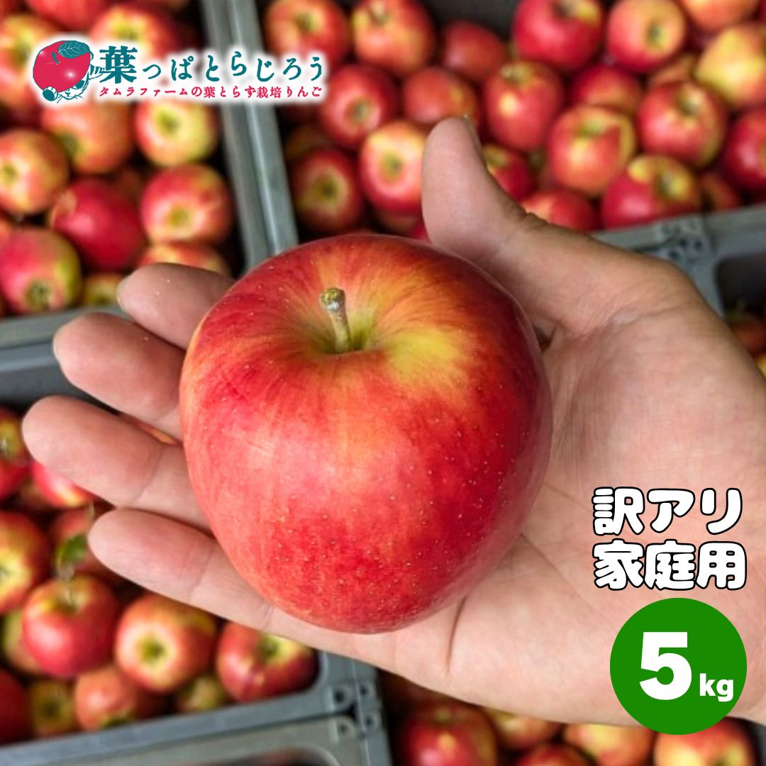 奥州ロマン【送料込】【りんご】【青森県産】【タムラファーム2025】【葉っぱとらじろう】【期間限定】
