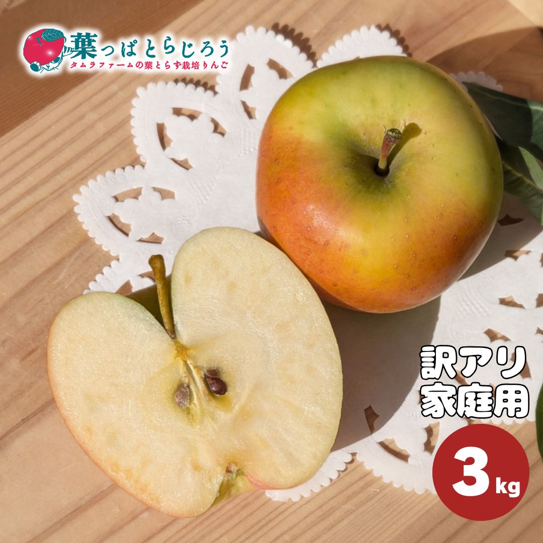 ぐんま名月りんご【送料込】【11月上旬頃】【りんご】【青森県産】【タムラファーム2025】【葉っぱとらじろう】【期間限定】