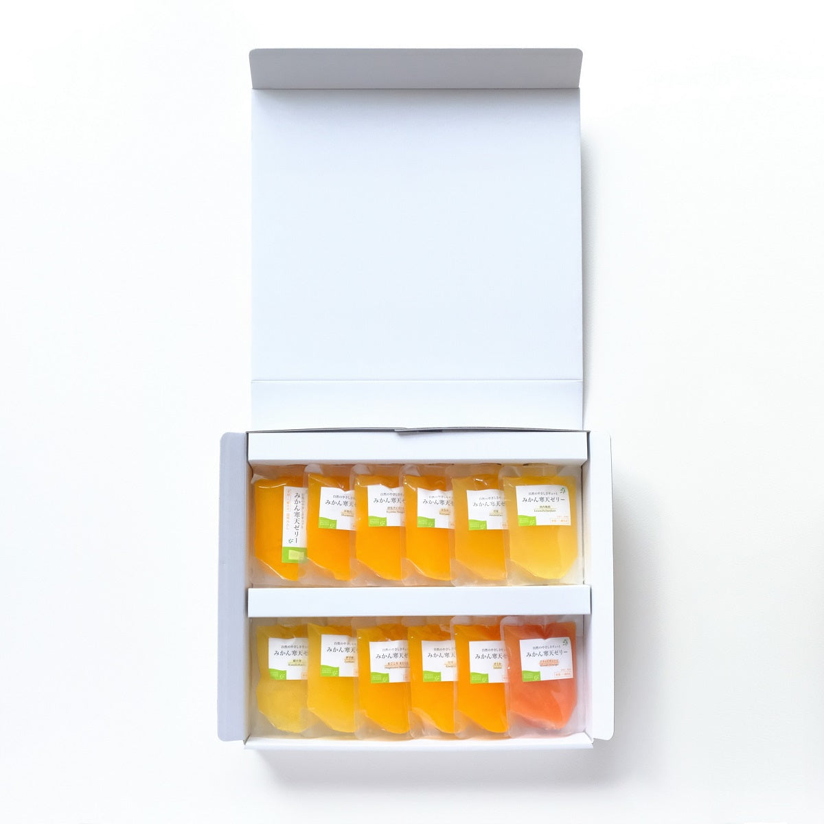 みかん寒天ゼリー・みかんジュース 贈答用箱入り ギフトセット