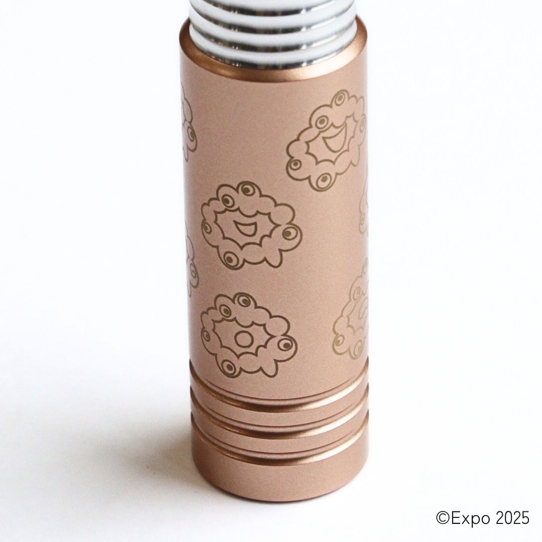 EXPO2025 ミャクミャク メタルクラフト 卓上ボールペン サンドゴールド