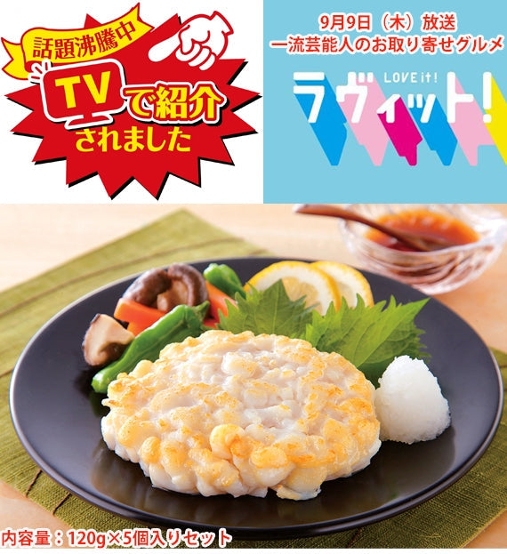 【TBSラヴィットで紹介】イカのきざみハンバーグ