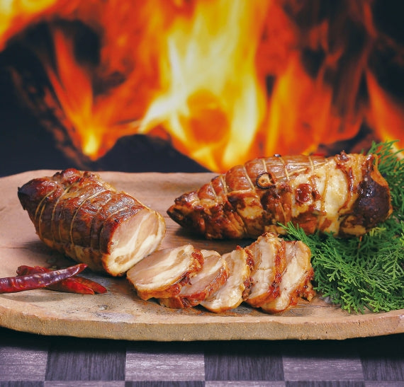 【送料無料】鹿児島産黒豚ロースみそ漬けと黒豚の炭焼き焼豚