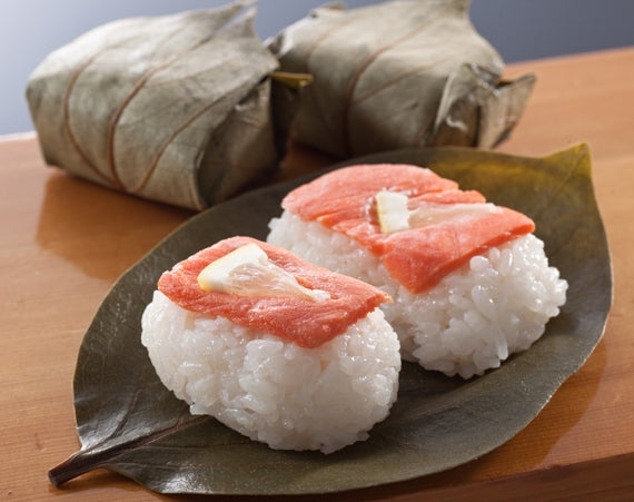 柿の葉寿し　紅鮭　１０個入