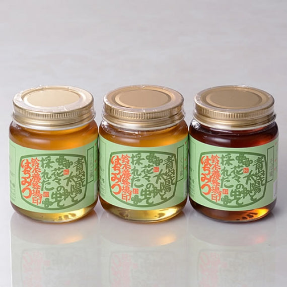 信州プレミアム蜂蜜(リンゴ蜜、栗蜜、そば蜜)3本セット(160g×3本)【ギフト】【スイーツ・洋菓子】