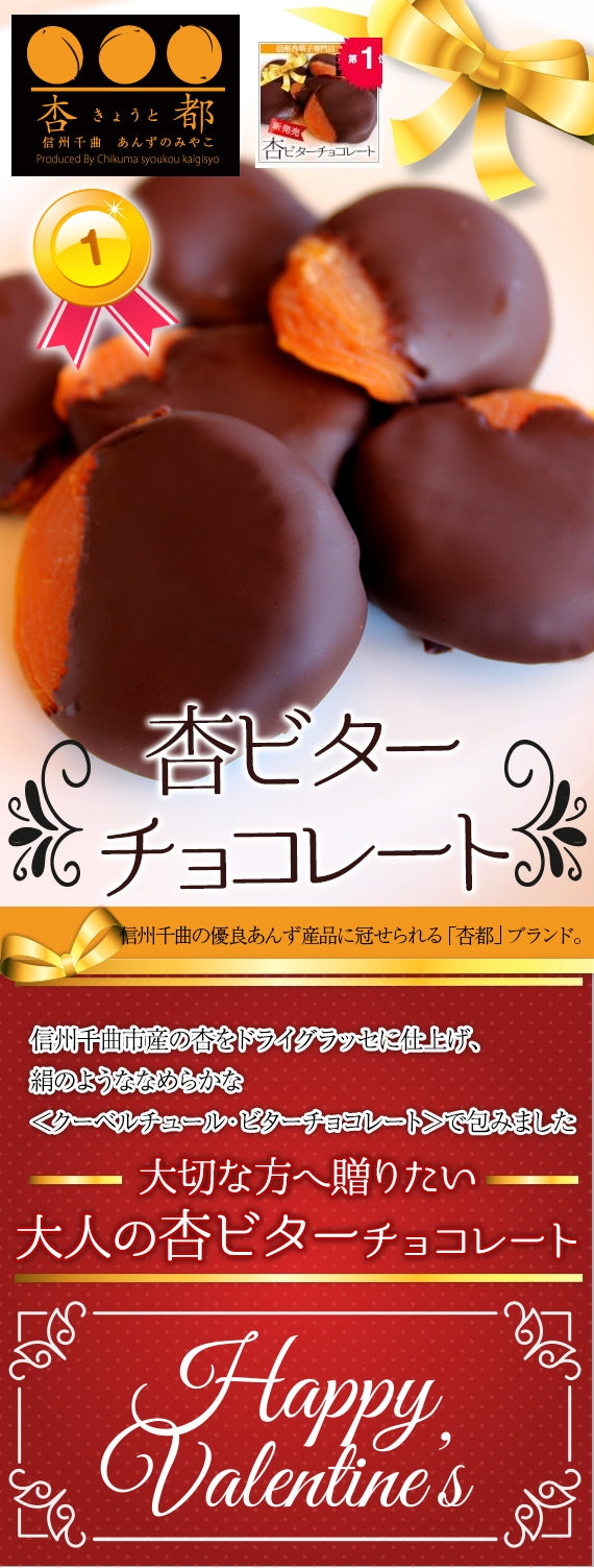 【11月～3月期間限定】フルーツ洋菓子部門★チョコレート部門★人気ランキング1位獲得！【杏専門店が作る大人の杏ビターチョコレート】【スイーツ】