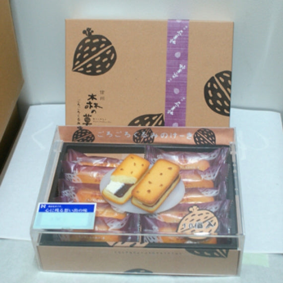 ごろごろくるみのケーキ10個入り　信州長野のお土産