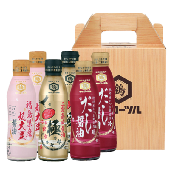 3種の醤油ギフト（360ml×6本）