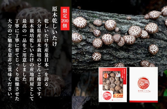 原木乾しいたけ200g[数量限定]