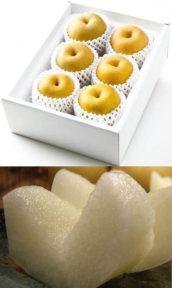 新甘泉（しんかんせん）「JA鳥取オリジナル品種」【赤秀】約2kg（5～7個入り）鳥取の二十世紀梨が生んだ赤梨の新生。