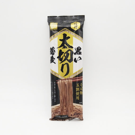 信州太切り黒い蕎麦　信州長野のお土産