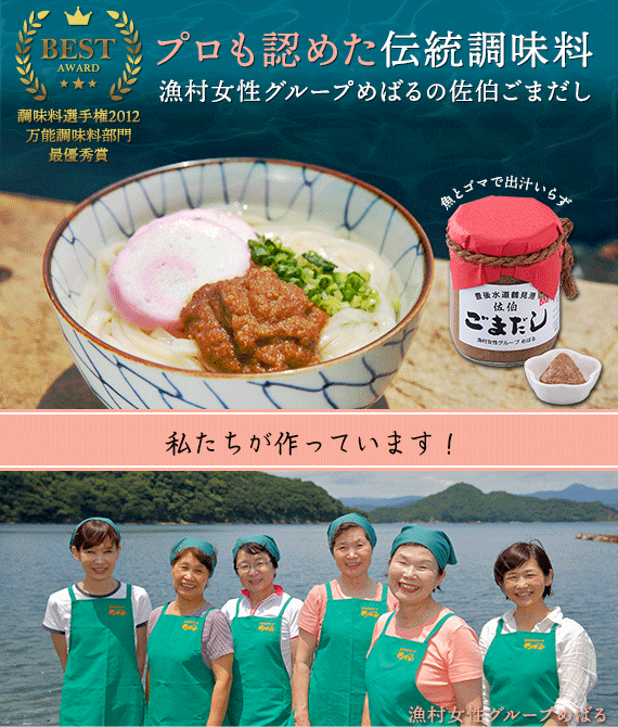 【郷土料理】漁村女性グループめばるの佐伯ごまだし3本セット(エソ、アジ、タイ)【送料無料】北海道・沖縄は別途送料