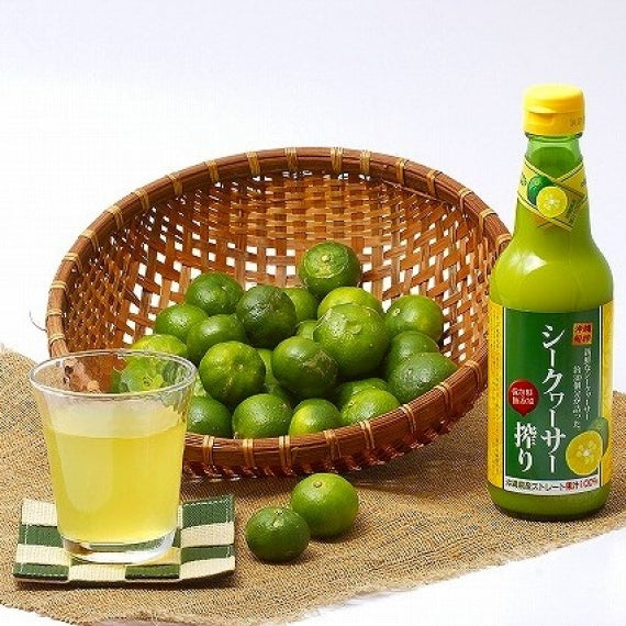 沖縄県産シークヮーサー搾り100％ストレート果汁360ml