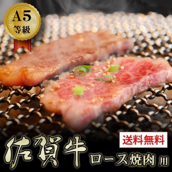 【冷凍】【送料無料】牛肉 A5等級 佐賀牛 黒毛和牛  ロース400g