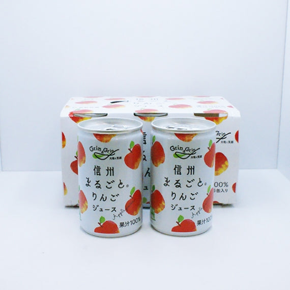 信州まるごとりんごジュース6缶セット　信州長野限定のお土産