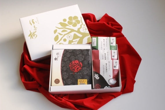 【勝喜梅】南高梅はちみつ仕立て＆贅沢茶漬け2種詰合せギフト