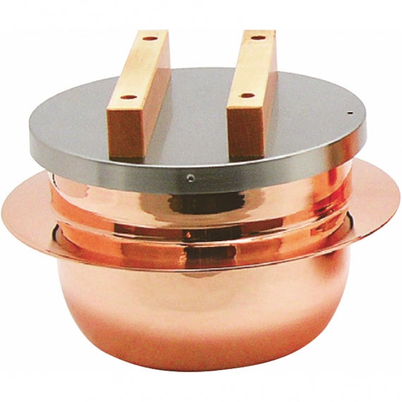 銅製炊飯釜ごはんはどうだ！五合釜（銅クリーナー付き）　CM-5　新光金属　COPPER100　新光堂