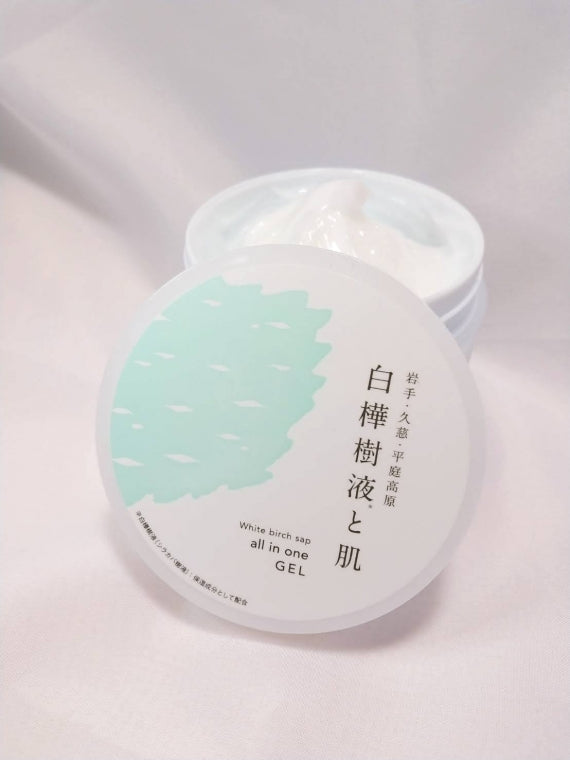 「白樺樹液と肌」オールインワンジェル　100g　
