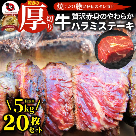 ステーキ ハラミ 牛ハラミ ブロック 焼肉 （タレ漬け）250ｇ タレ 秘伝 焼肉セット 焼肉 ランキング1位 やきにく ハラミ 赤身 はらみ 赤身肉 タンパク質 アウトドア