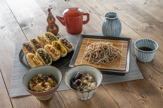信州 食べつくしセット(そば、おやき、おこわ)
