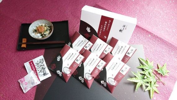 【勝喜梅】梅干専門店の贅沢茶漬け　～紀州南高梅添え～　6袋入り