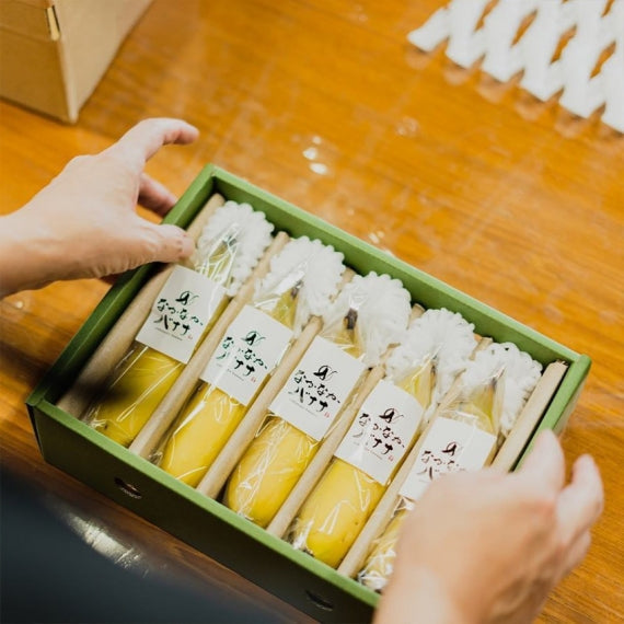 ［産地直送］長崎県島原産　なかなかバナナ5本(ギフト箱入)