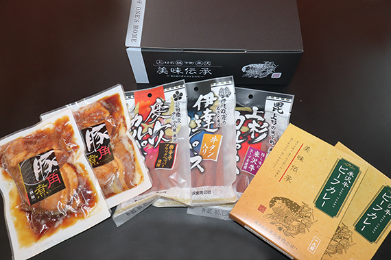 武将カルパス・角煮・米沢牛カレーセット