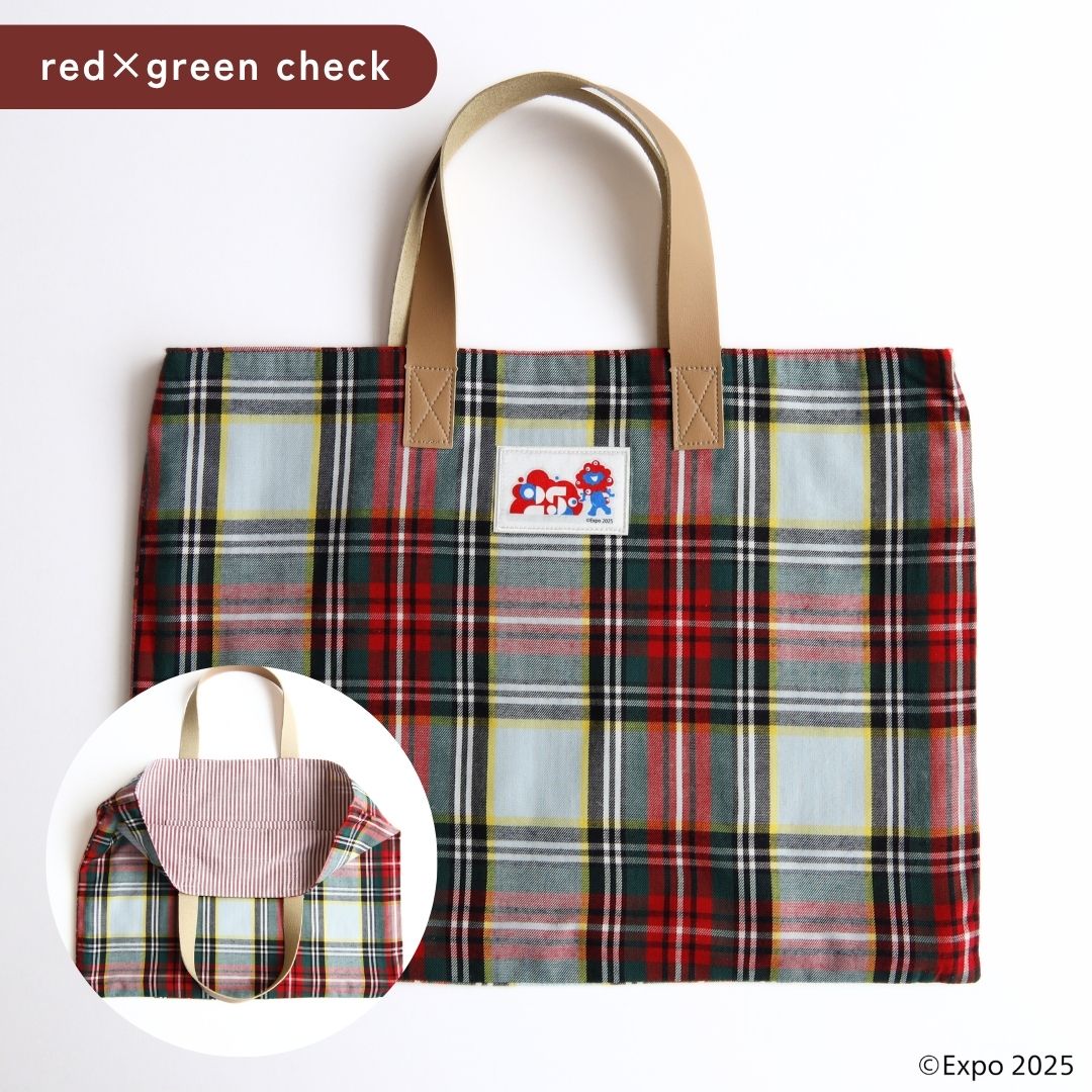 【限定300点！】EXPO2025 ミャクミャク  播州織 横型 biscuit tote bag