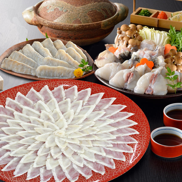 天然ふぐ刺身＆ふぐしゃぶ鍋セット