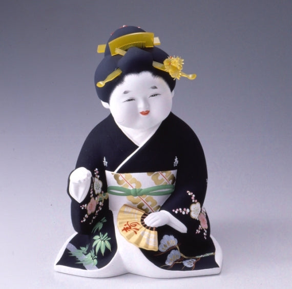 お福さん（ミニ）屏風付